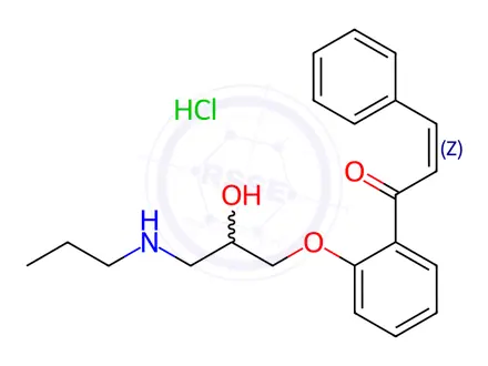 Chemical structure of Propafenone Impurity 46 Hydrochloride