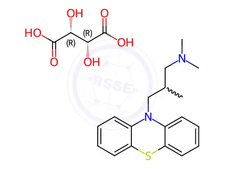 Chemical structure of Alimemazine Tartrate
