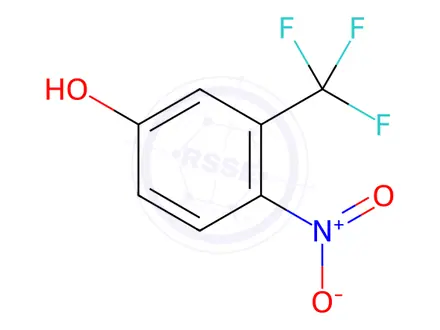 Chemical structure of 3-Trifluoromethyl-4-nitrophenol