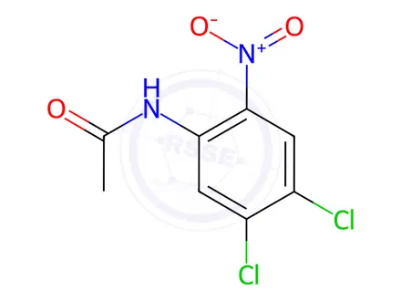 Chemical structure of N-(4,5-Dichloro-2-nitrophenyl)acetamide