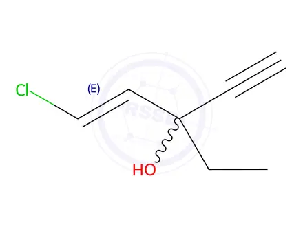 Chemical structure of Ethchlorvynol