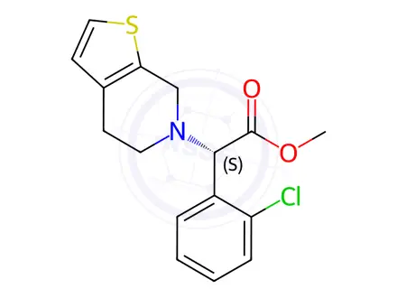 Chemical structure of Clopidogrel EP Impurity B