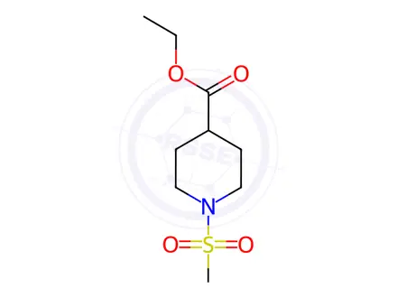Chemical structure of Ethyl 1-(methylsulfonyl)-4-piperidinecarboxylate