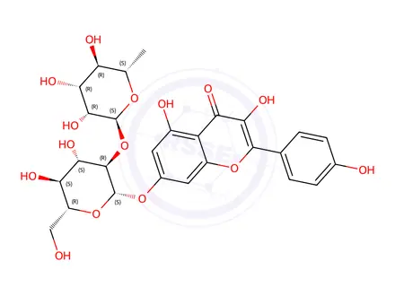 Chemical structure of Kaempferol-7-O-neohesperidoside