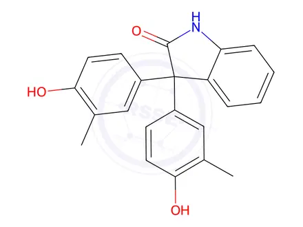 Chemical structure of Isatin Bis-cresol