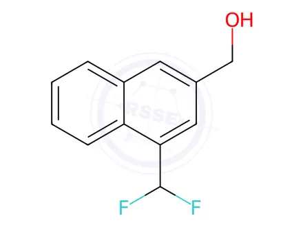 Chemical structure of 1-(Difluoromethyl)naphthalene-3-methanol