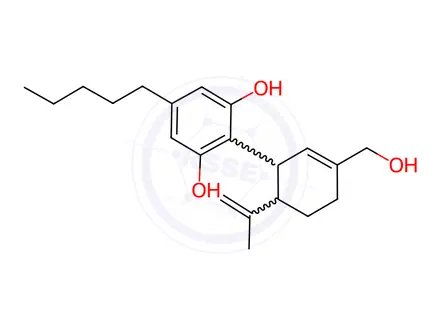 Chemical structure of 7-Hydroxy cannabidiol (7-OH-CBD)