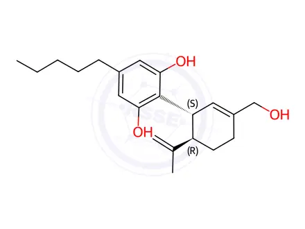 Chemical structure of 7-Hydroxycannabidiol