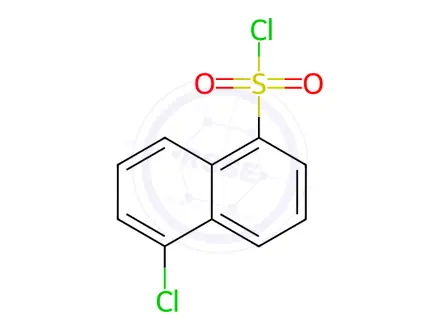 Chemical structure of 5-Chloronaphthalene-1-sulfonyl Chloride
