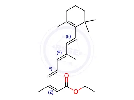 Chemical structure of 13-cis-Retinoic Acid Ethyl Ester