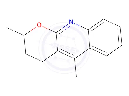 Chemical structure of 3,4-Dihydro-2,5-dimethyl-2H-pyrano[2,3-b]quinoline