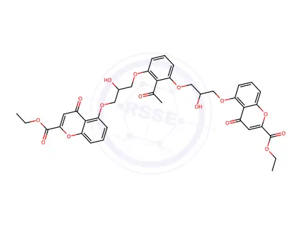 Chemical structure of Sodium Cromoglicate Impurity 31