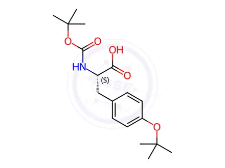 Chemical structure of Boc-Tyr(tBu)-OH