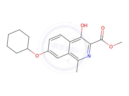 Chemical structure of Roxadustat Impurity 8