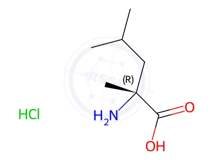 Chemical structure of D-alpha-Methylleucine hydrochloride