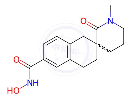 Chemical structure of n-Hydroxy-1'-methyl-2'-oxo-3,4-dihydro-1h-spiro[naphthalene-2,3'-piperidine]-6-carboxamide