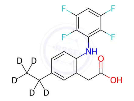Chemical structure of Robenacoxib-D5