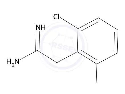 Chemical structure of 2-(2-Chloro-6-fluorophenyl)acetimidamide