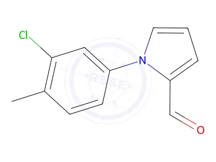 Chemical structure of 1-(3-CHLORO-4-METHYLPHENYL)-1H-PYRROLE-2-CARBALDEHYDE
