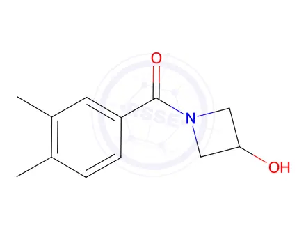 Chemical structure of 1-(3,4-Dimethylbenzoyl)azetidin-3-ol