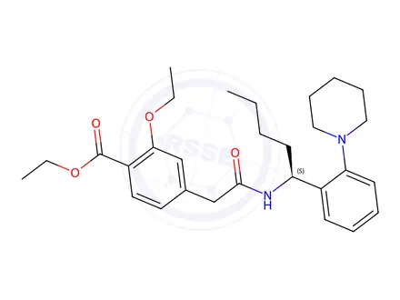 Chemical structure of Repaglinide Impurity 96