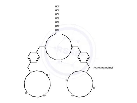 Chemical structure of Plerixafor Impurity 2 (12HCl Salt)