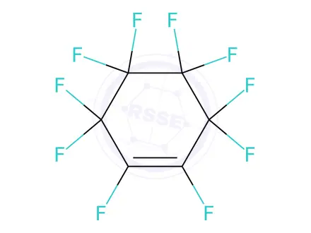 Chemical structure of Perfluorocyclohexene