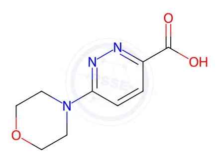 Chemical structure of 6-Morpholin-4-ylpyridazine-3-carboxylic Acid