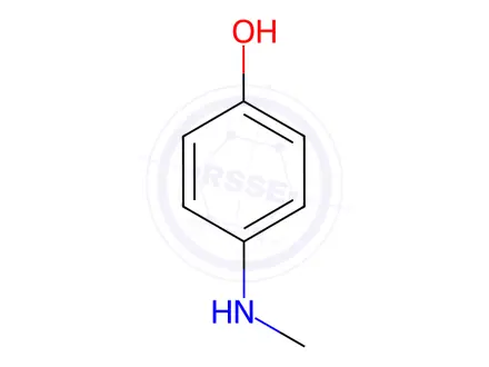 Chemical structure of p-methylaminophenol