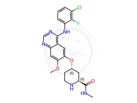 Chemical structure of Sapitinib Impurity 53