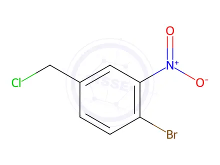 Chemical structure of 4-Bromo-3-nitrobenzyl chloride