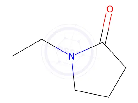 Chemical structure of 1-ethylpyrrolidin-2-one