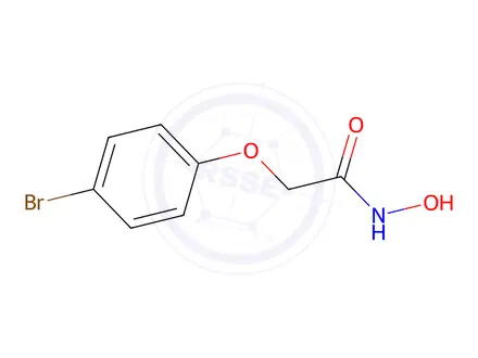 Chemical structure of 2-(4-Bromophenoxy)-N-hydroxyacetamide