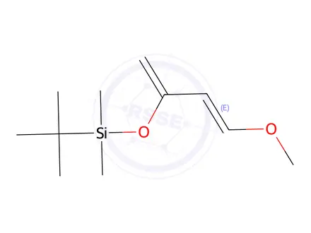Chemical structure of Trans-3-(tert-Butyldimethylsilyloxy)-1-methoxy-1,3-butadiene