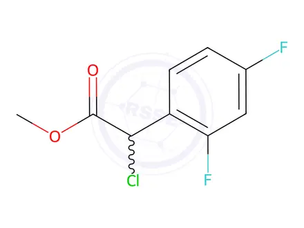 Chemical structure of Methyl 2-chloro-2-(2,4-difluorophenyl)acetate