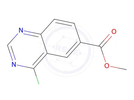 Chemical structure of methyl 4-chloroquinazoline-6-carboxylate