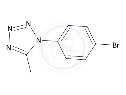 Chemical structure of 1-(4-Bromophenyl)-5-methyl-1h-1,2,3,4-tetrazole
