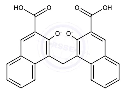 Chemical structure of Pyrvinium Pamoate