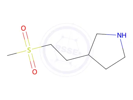 Chemical structure of 3-(2-(methylsulfonyl)ethyl)pyrrolidine