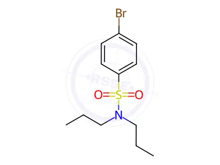Chemical structure of 4-bromo-N,N-dipropylbenzenesulfonamide