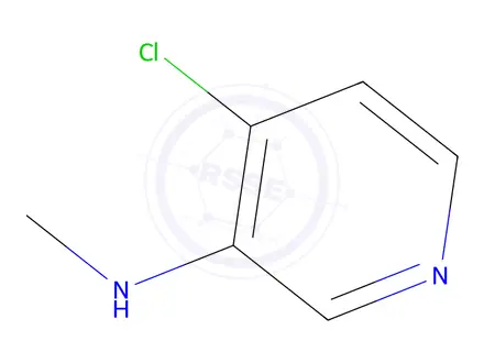 Chemical structure of 4-chloro-N-methylpyridine-3-amine