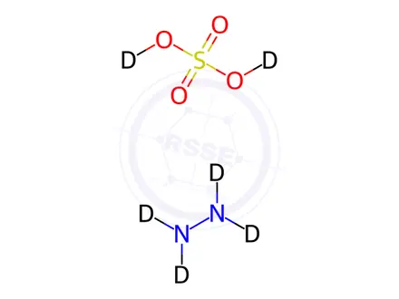 Chemical structure of Hydrazine Sulfate-d6