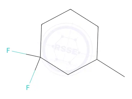 Chemical structure of 1,1-Difluoro-3-methylcyclohexane