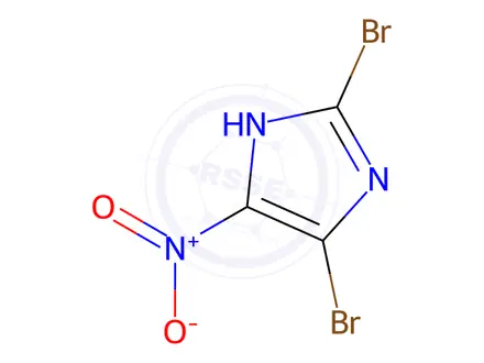 Chemical structure of 2,5-Dibromo-4-nitroimidazole