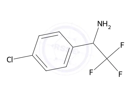 Chemical structure of 1-(4-Chlorophenyl)-2,2,2-trifluoroethanamine