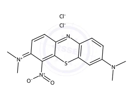 Chemical structure of Methylene Green zinc chloride double salt