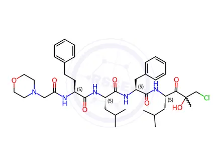 Chemical structure of Carfilzomib Impurity 145