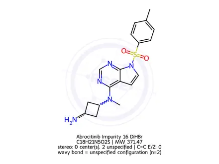 Chemical structure of Abrocitinib Impurity 16 DiHBr