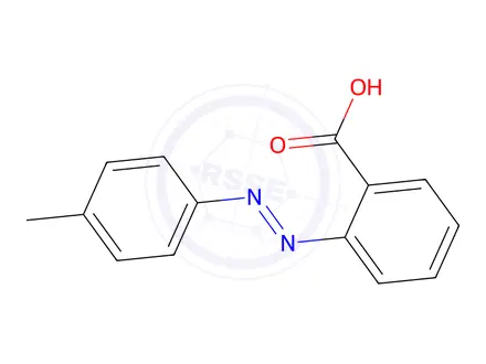 Chemical structure of 2-(p-Tolyldiazenyl)benzoic acid