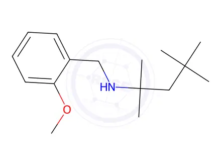 Chemical structure of n-(2-Methoxybenzyl)-2,4,4-trimethylpentan-2-amine